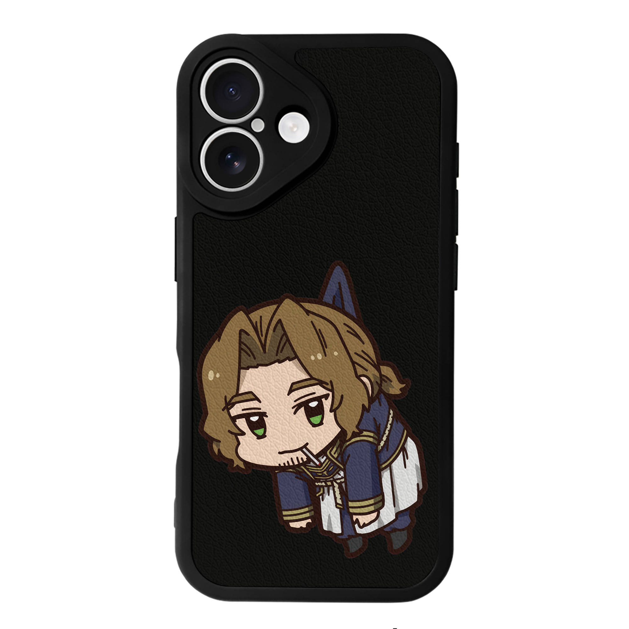 （画像用） 葬送のフリーレン Frieren 【iPhone 16シリーズ対応】シリコンスマホケース（レザー調） 材質：シリコン